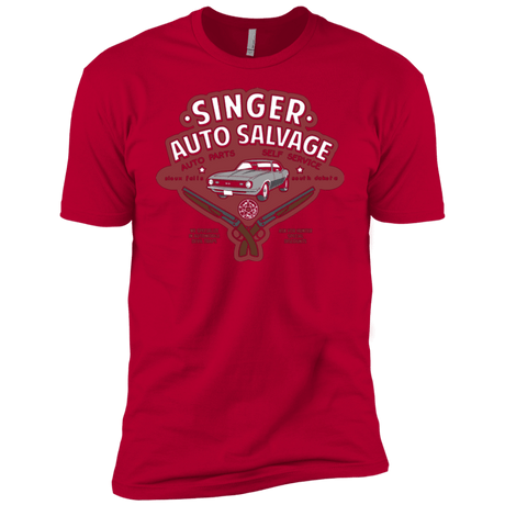 T-Shirts Red / YXS Singer Auto Salvage Boys Premium T-Shirt