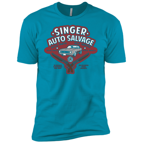 T-Shirts Turquoise / YXS Singer Auto Salvage Boys Premium T-Shirt