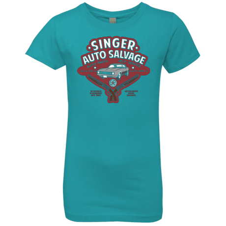 T-Shirts Tahiti Blue / YXS Singer Auto Salvage Girls Premium T-Shirt