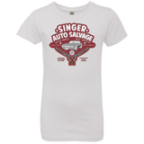 T-Shirts White / YXS Singer Auto Salvage Girls Premium T-Shirt