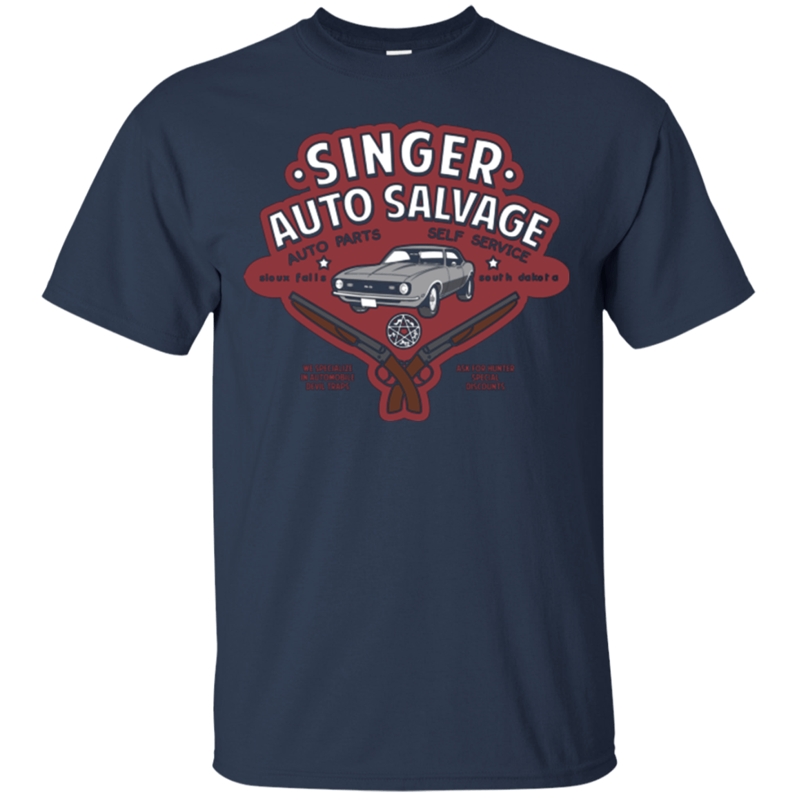 T-Shirts Navy / Small Singer Auto Salvage T-Shirt