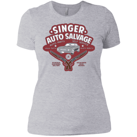 T-Shirts Heather Grey / X-Small Singer Auto Salvage Women's Premium T-Shirt