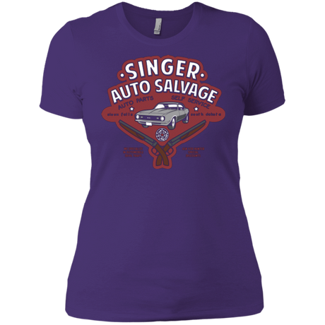 T-Shirts Purple / X-Small Singer Auto Salvage Women's Premium T-Shirt