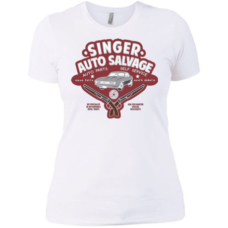 T-Shirts White / X-Small Singer Auto Salvage Women's Premium T-Shirt