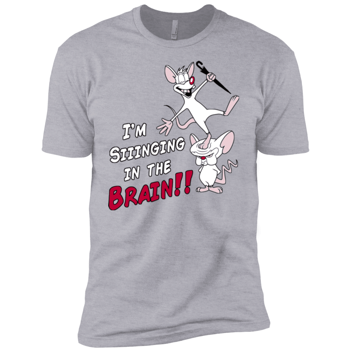 T-Shirts Heather Grey / YXS Singing In The Brain Boys Premium T-Shirt