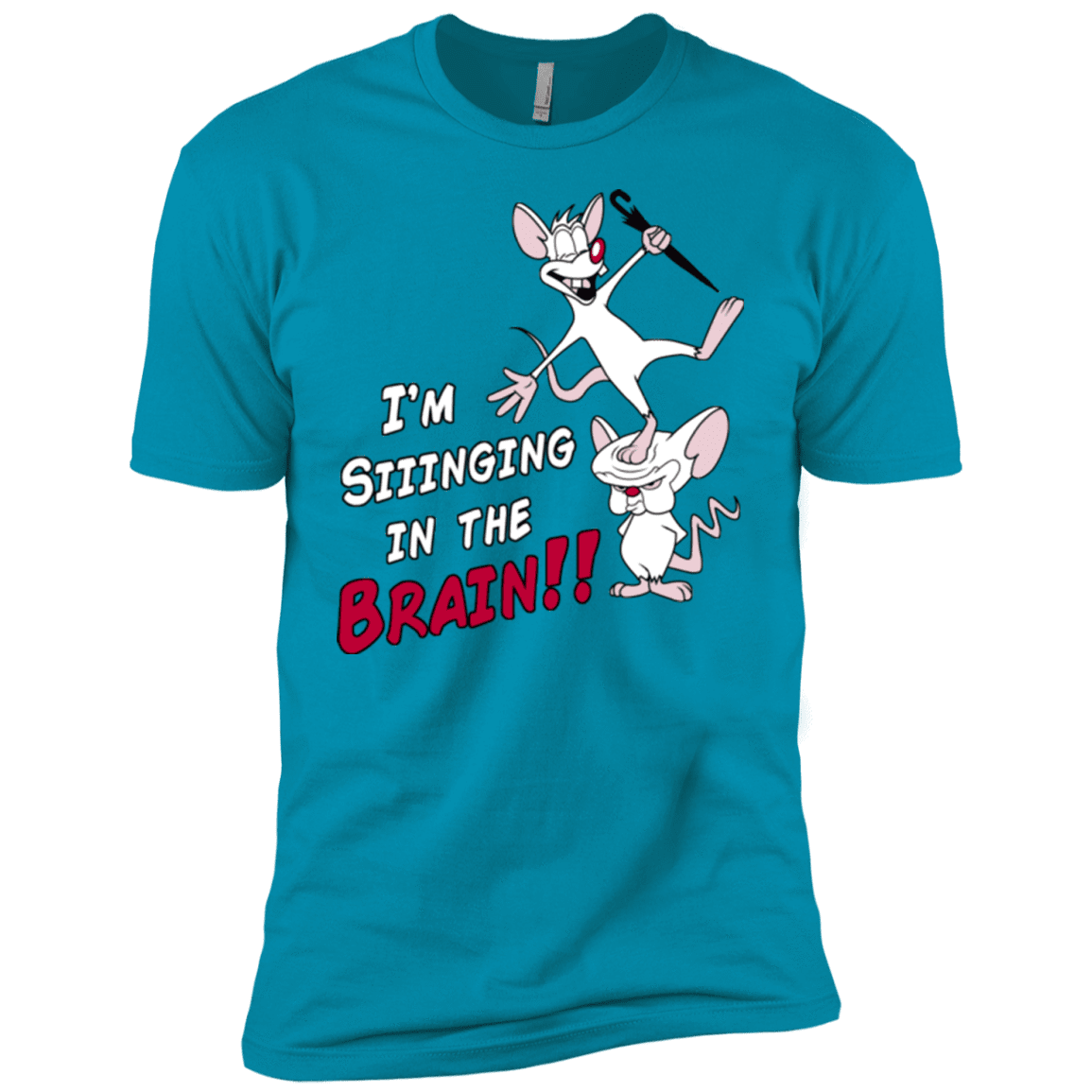 T-Shirts Turquoise / YXS Singing In The Brain Boys Premium T-Shirt