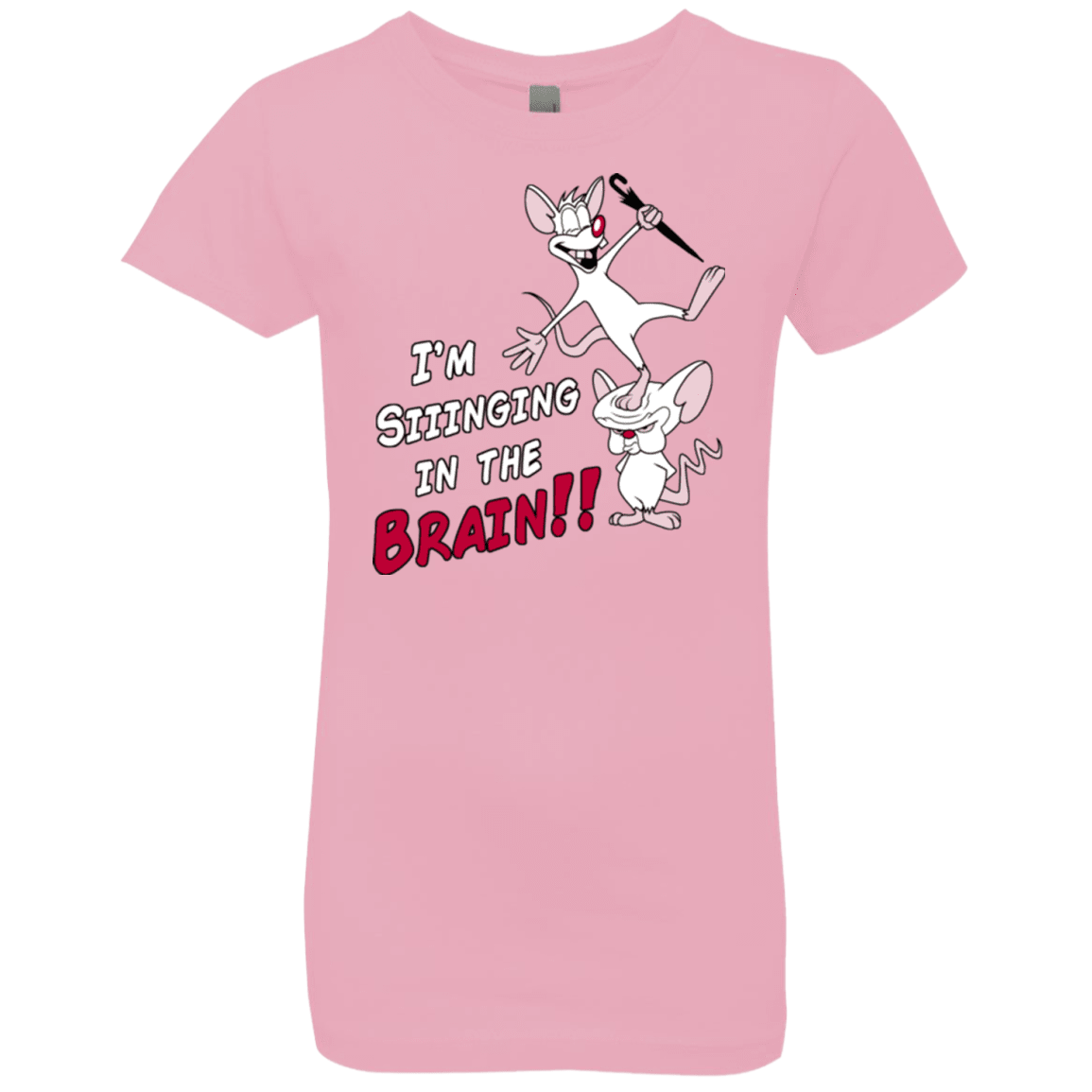 T-Shirts Light Pink / YXS Singing In The Brain Girls Premium T-Shirt