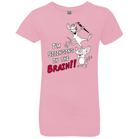 T-Shirts Light Pink / YXS Singing In The Brain Girls Premium T-Shirt