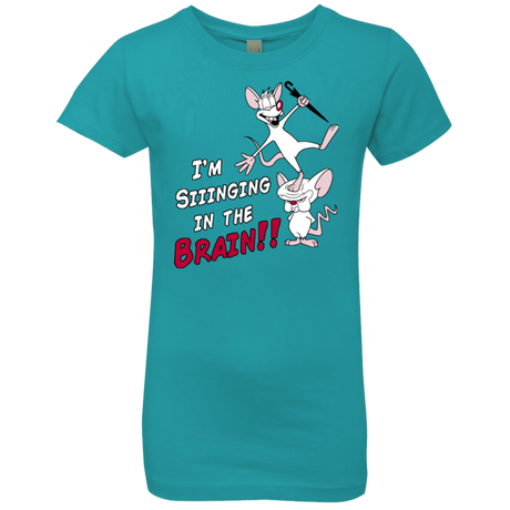T-Shirts Tahiti Blue / YXS Singing In The Brain Girls Premium T-Shirt