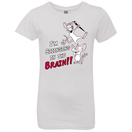 T-Shirts White / YXS Singing In The Brain Girls Premium T-Shirt