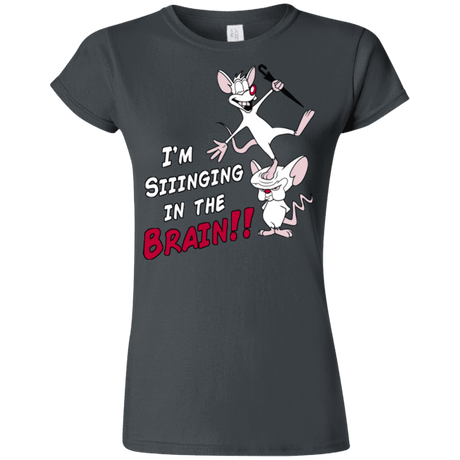 T-Shirts Charcoal / S Singing In The Brain Junior Slimmer-Fit T-Shirt