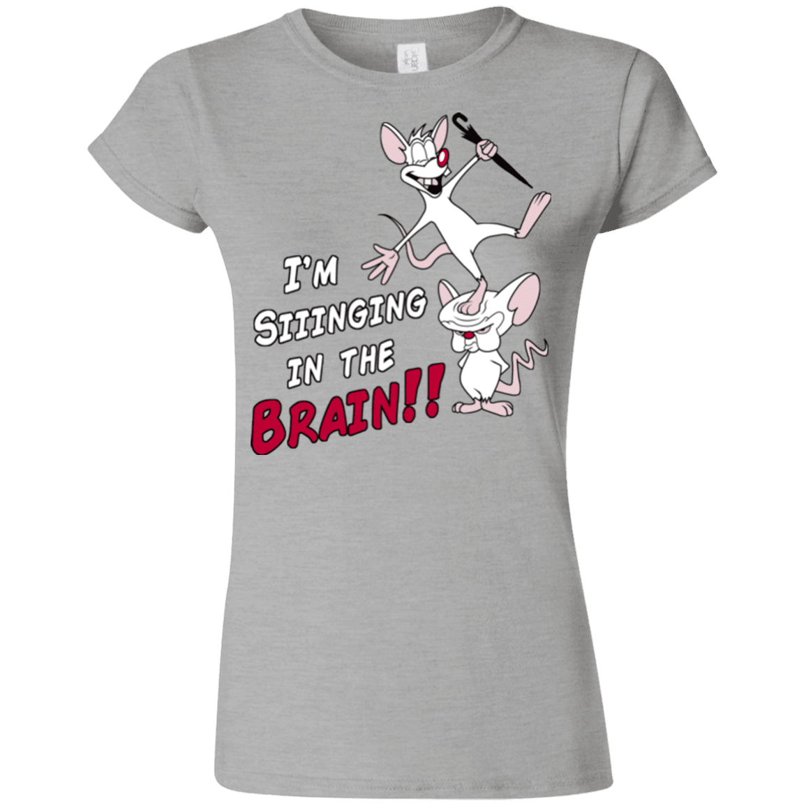 T-Shirts Sport Grey / S Singing In The Brain Junior Slimmer-Fit T-Shirt