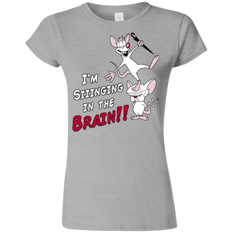 T-Shirts Sport Grey / S Singing In The Brain Junior Slimmer-Fit T-Shirt