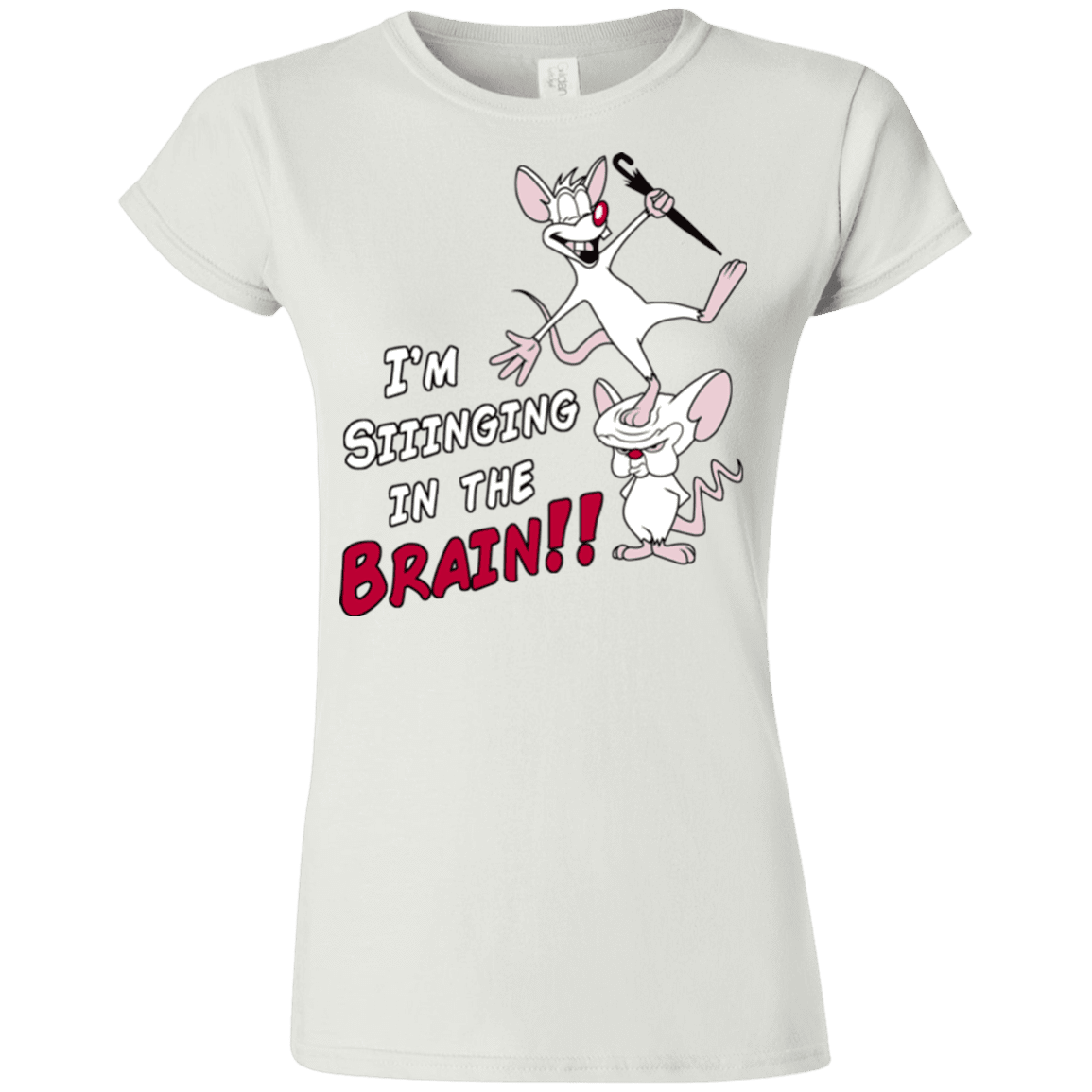 T-Shirts White / S Singing In The Brain Junior Slimmer-Fit T-Shirt