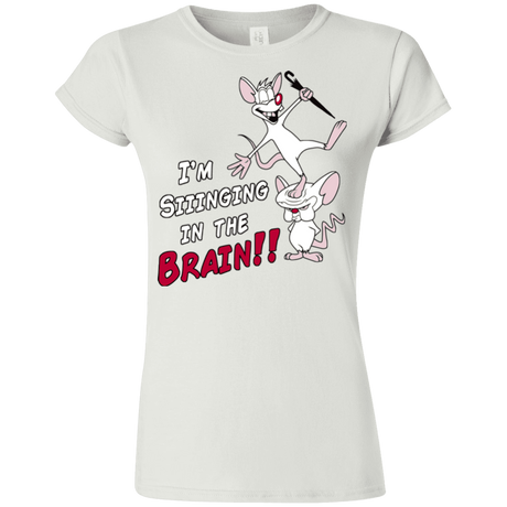 T-Shirts White / S Singing In The Brain Junior Slimmer-Fit T-Shirt