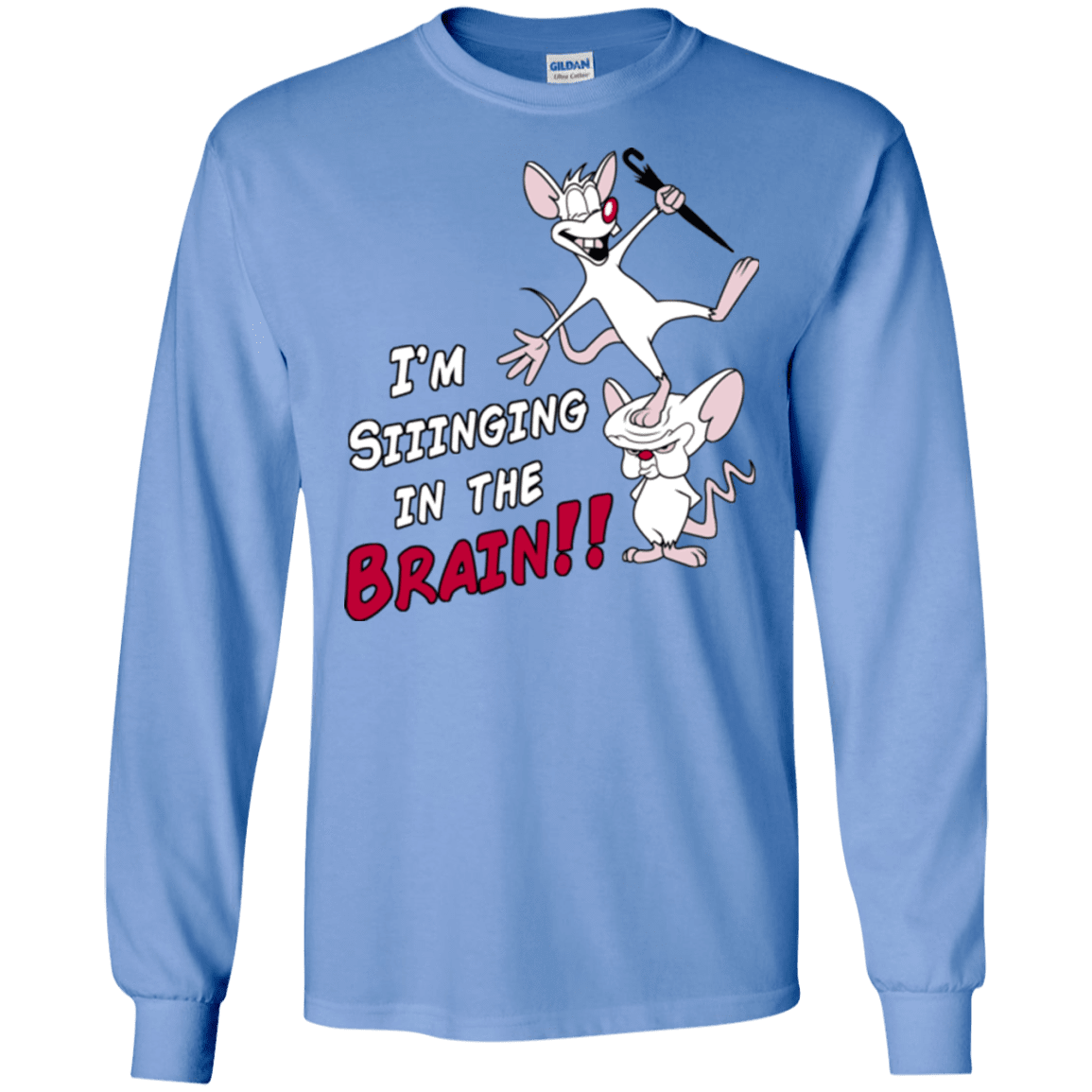 T-Shirts Carolina Blue / S Singing In The Brain Men's Long Sleeve T-Shirt