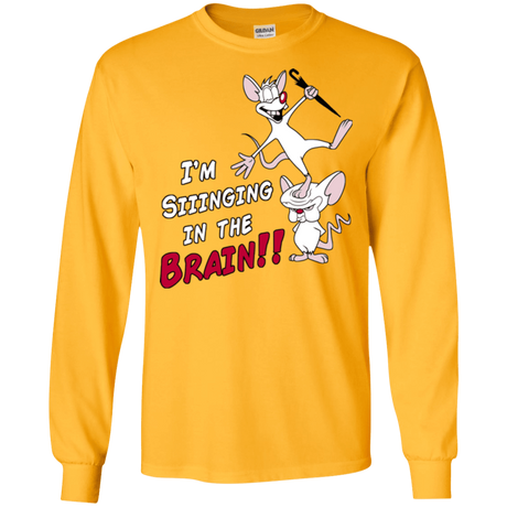 T-Shirts Gold / S Singing In The Brain Men's Long Sleeve T-Shirt