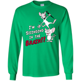 T-Shirts Irish Green / S Singing In The Brain Men's Long Sleeve T-Shirt