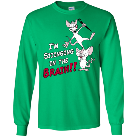 T-Shirts Irish Green / S Singing In The Brain Men's Long Sleeve T-Shirt