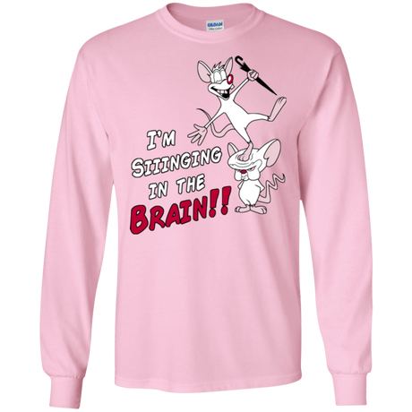 T-Shirts Light Pink / S Singing In The Brain Men's Long Sleeve T-Shirt