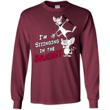 T-Shirts Maroon / S Singing In The Brain Men's Long Sleeve T-Shirt