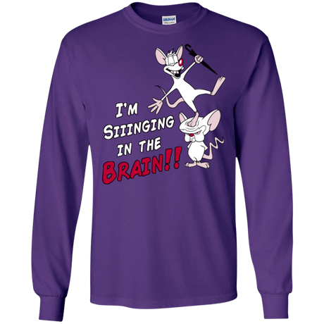 T-Shirts Purple / S Singing In The Brain Men's Long Sleeve T-Shirt