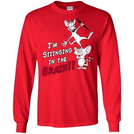 T-Shirts Red / S Singing In The Brain Men's Long Sleeve T-Shirt