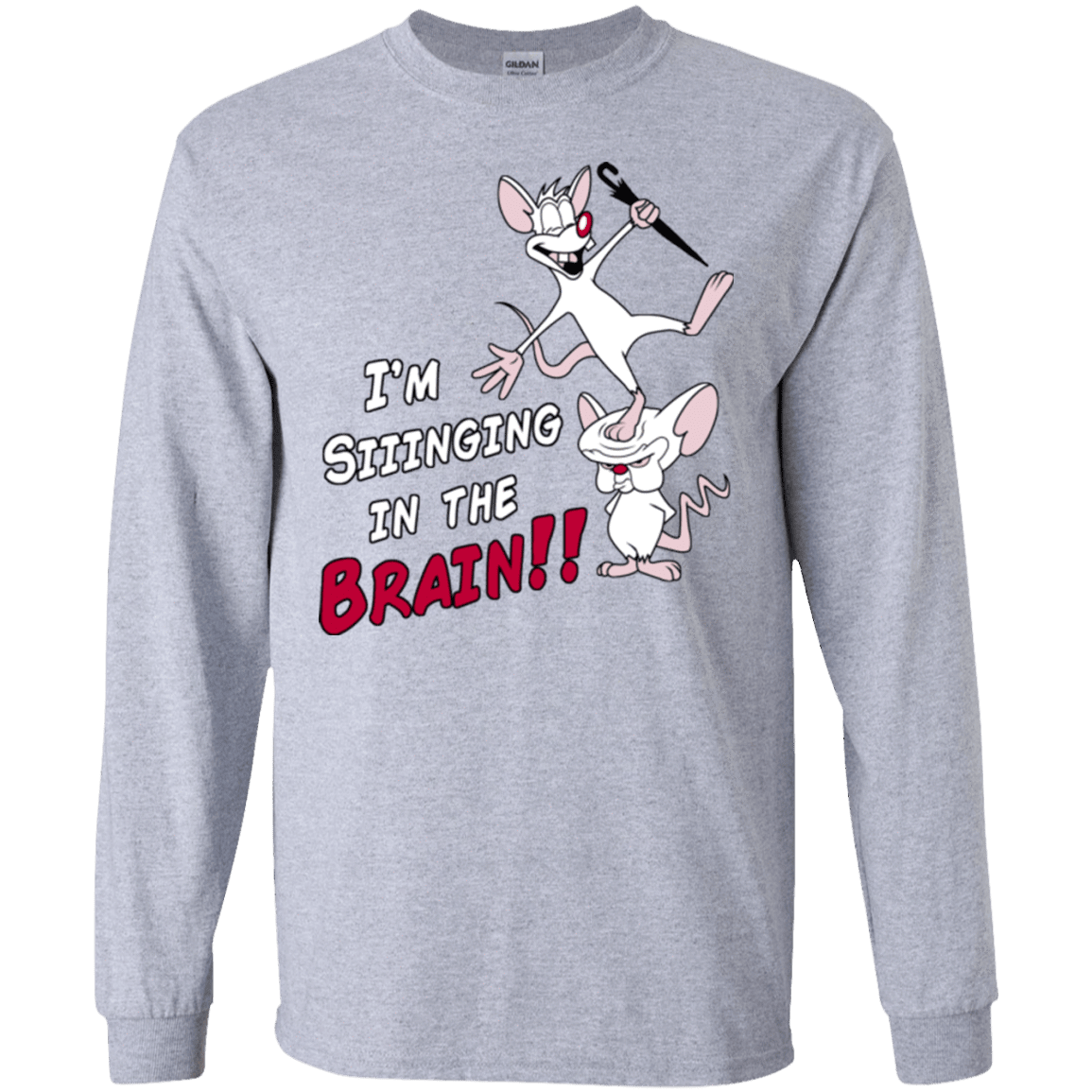 T-Shirts Sport Grey / S Singing In The Brain Men's Long Sleeve T-Shirt