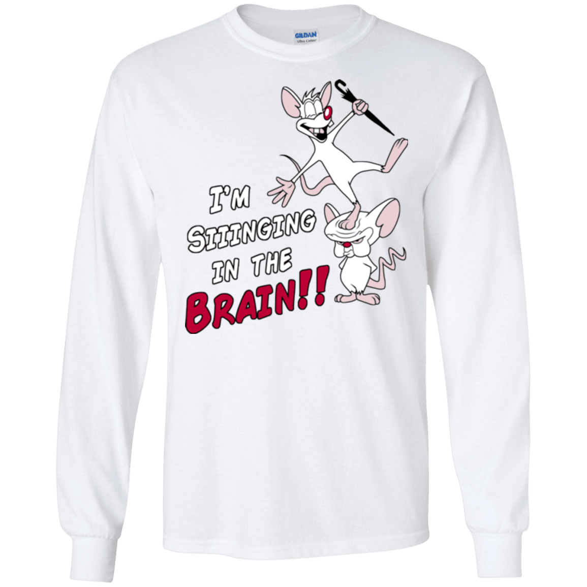 T-Shirts White / S Singing In The Brain Men's Long Sleeve T-Shirt