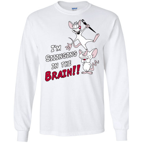 T-Shirts White / S Singing In The Brain Men's Long Sleeve T-Shirt