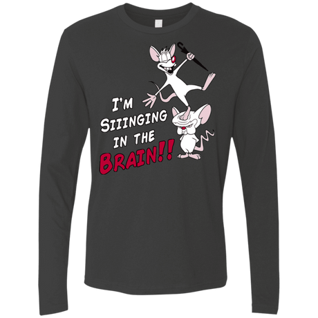 T-Shirts Heavy Metal / S Singing In The Brain Men's Premium Long Sleeve