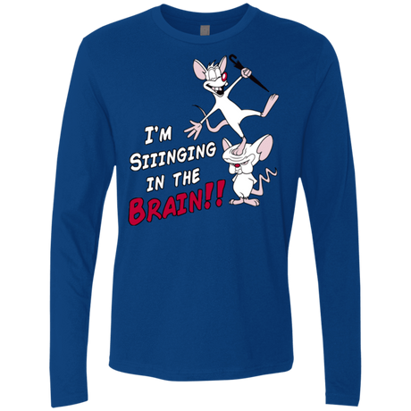 T-Shirts Royal / S Singing In The Brain Men's Premium Long Sleeve