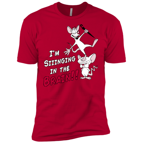 T-Shirts Red / X-Small Singing In The Brain Men's Premium T-Shirt