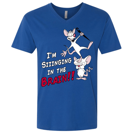 T-Shirts Royal / X-Small Singing In The Brain Men's Premium V-Neck