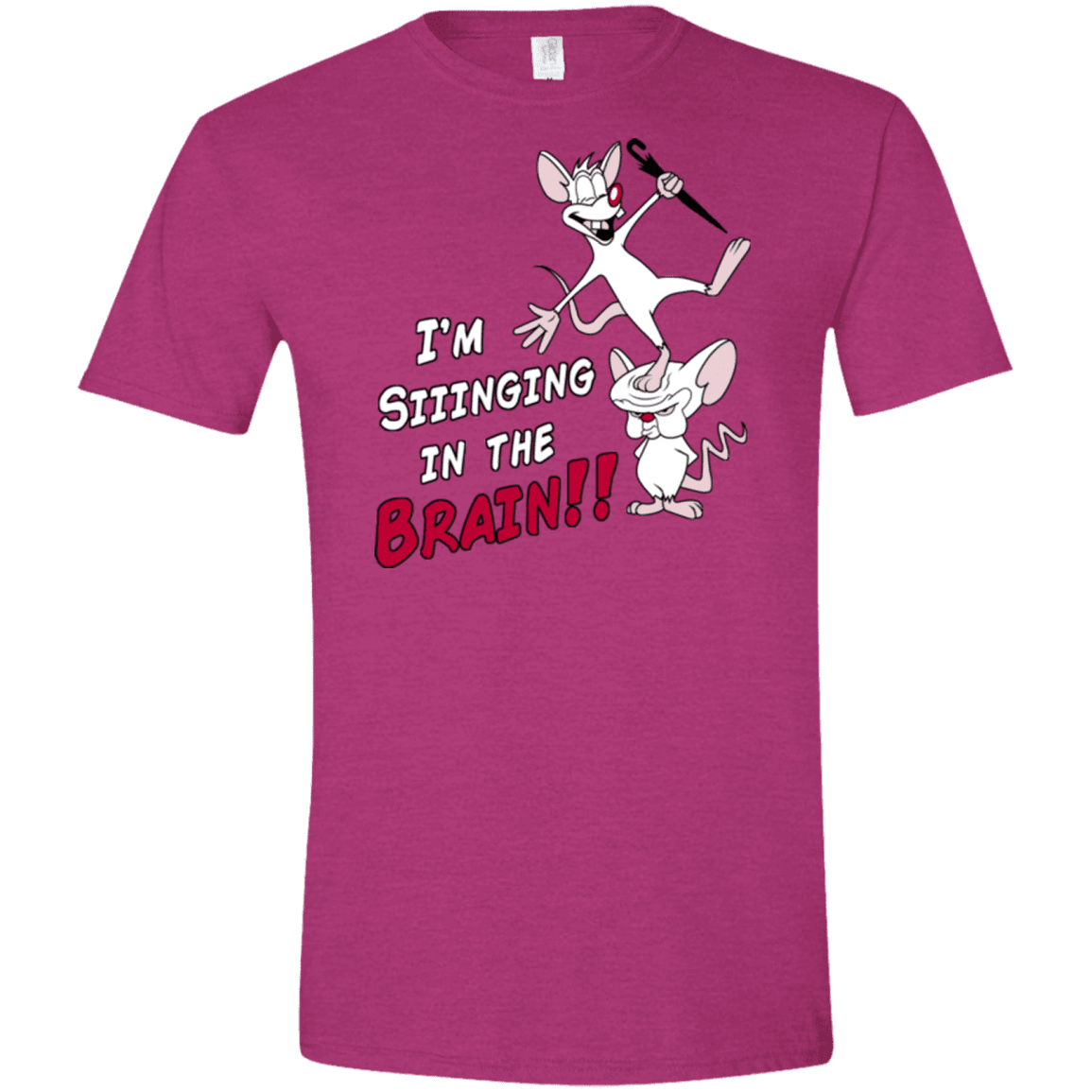 T-Shirts Antique Heliconia / S Singing In The Brain Men's Semi-Fitted Softstyle