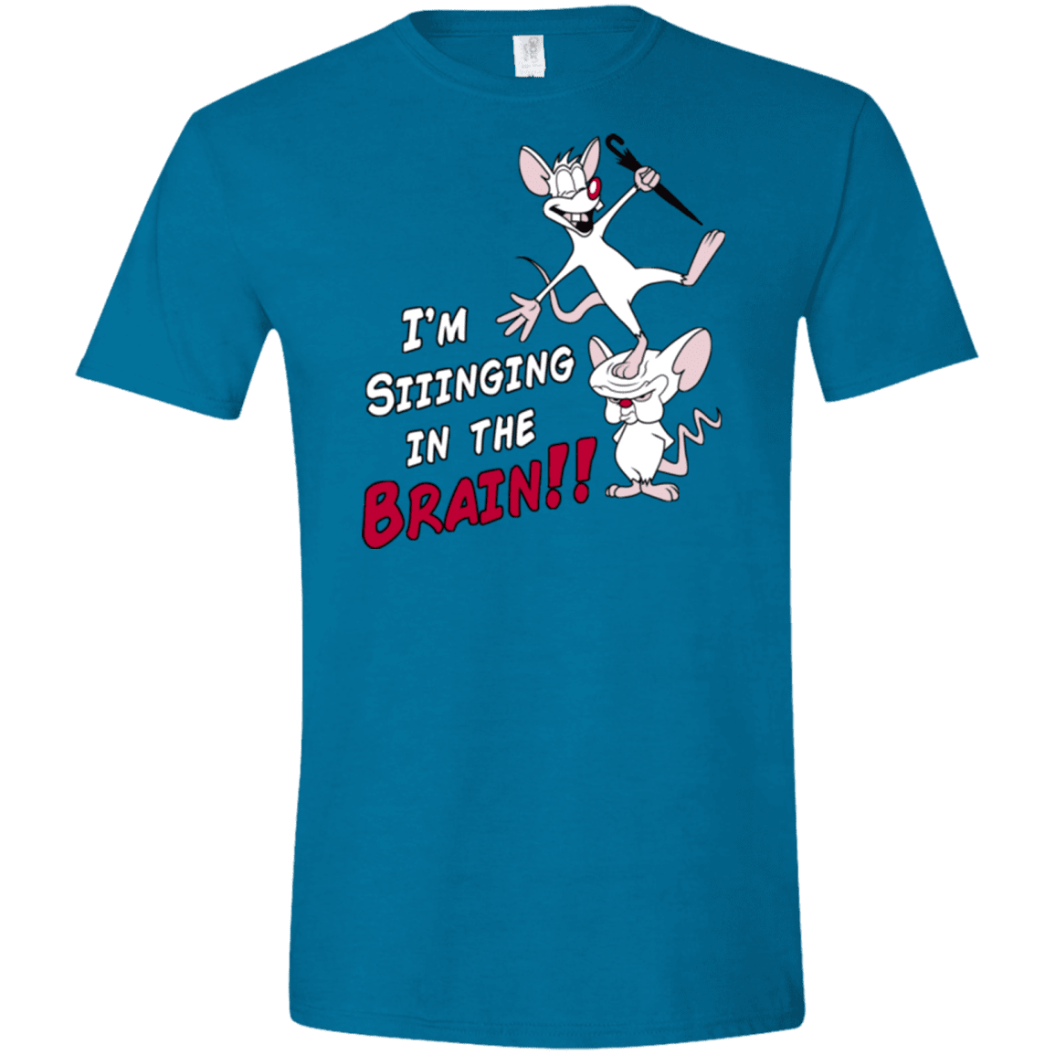 T-Shirts Antique Sapphire / S Singing In The Brain Men's Semi-Fitted Softstyle