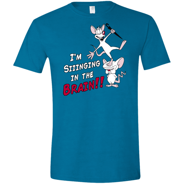 T-Shirts Antique Sapphire / S Singing In The Brain Men's Semi-Fitted Softstyle