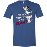 T-Shirts Heather Royal / X-Small Singing In The Brain Men's Semi-Fitted Softstyle