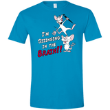 T-Shirts Sapphire / S Singing In The Brain Men's Semi-Fitted Softstyle