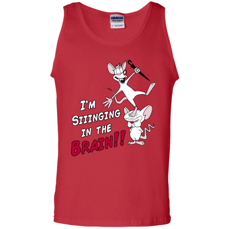 T-Shirts Red / S Singing In The Brain Men's Tank Top