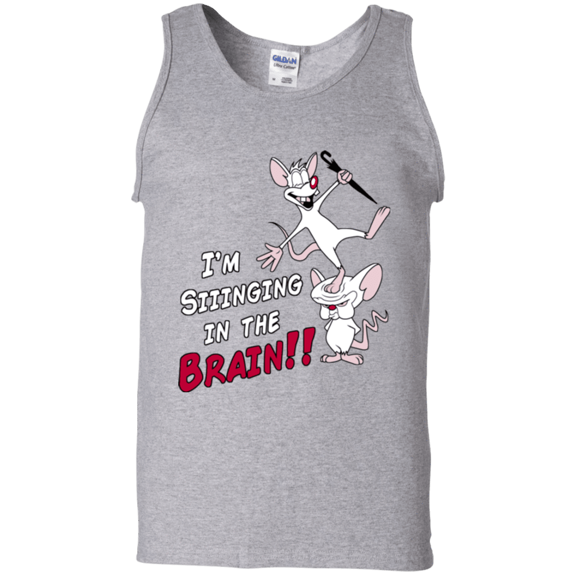 T-Shirts Sport Grey / S Singing In The Brain Men's Tank Top