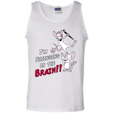 T-Shirts White / S Singing In The Brain Men's Tank Top