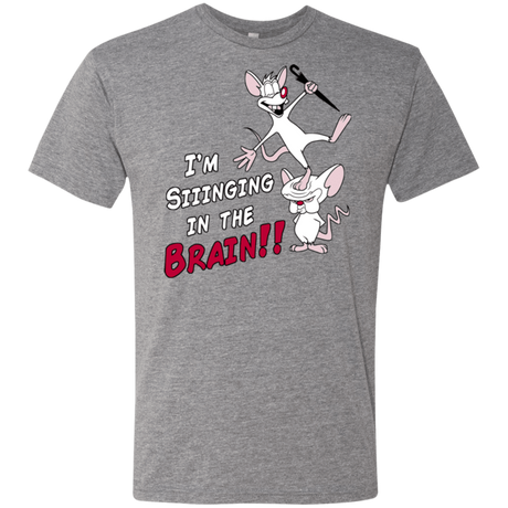 T-Shirts Premium Heather / S Singing In The Brain Men's Triblend T-Shirt
