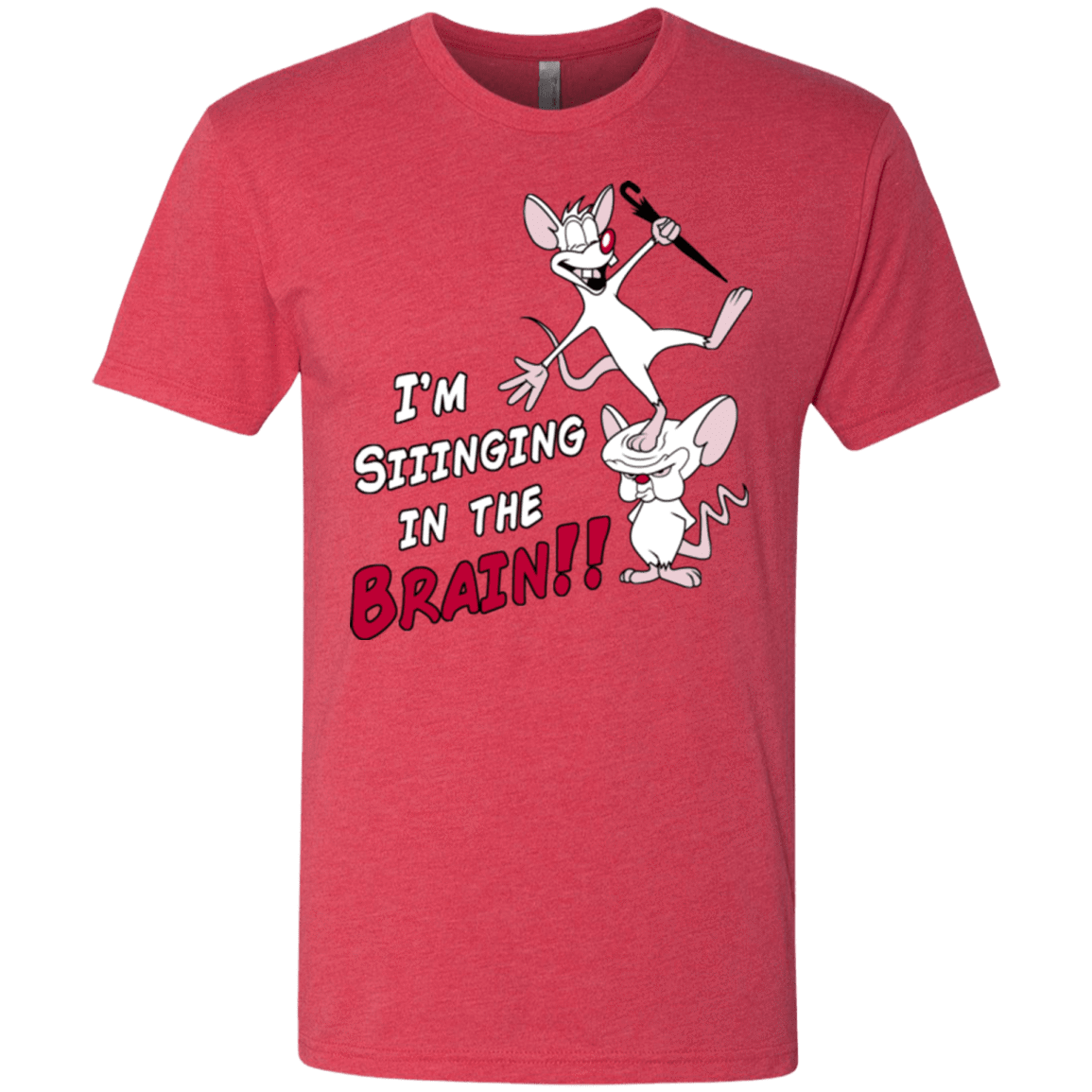 T-Shirts Vintage Red / S Singing In The Brain Men's Triblend T-Shirt