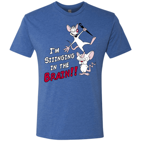 T-Shirts Vintage Royal / S Singing In The Brain Men's Triblend T-Shirt