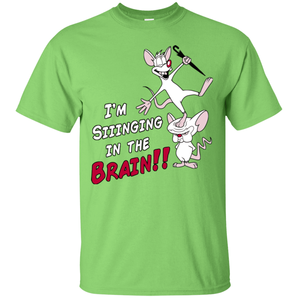 T-Shirts Lime / S Singing In The Brain T-Shirt