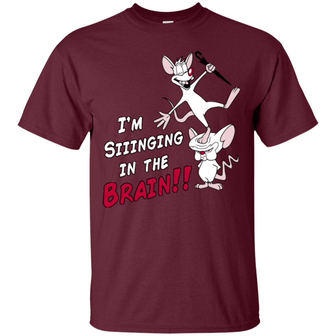 T-Shirts Maroon / S Singing In The Brain T-Shirt