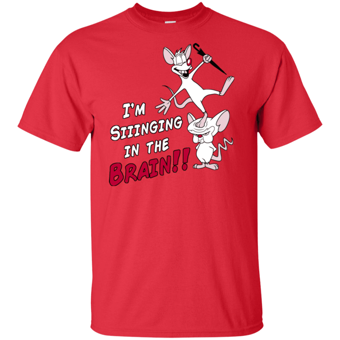 T-Shirts Red / XLT Singing In The Brain Tall T-Shirt