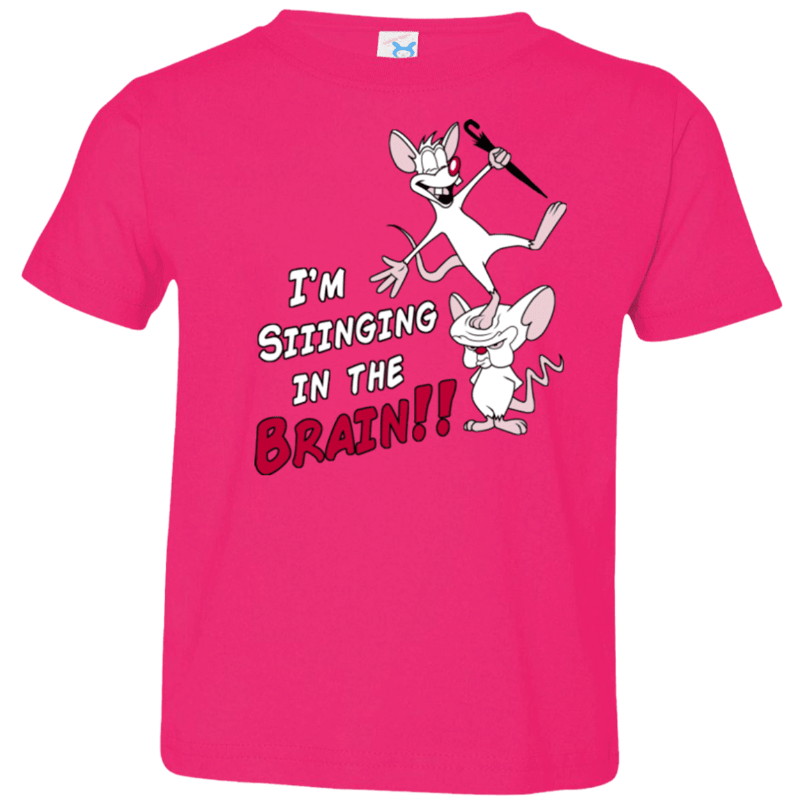 T-Shirts Hot Pink / 2T Singing In The Brain Toddler Premium T-Shirt