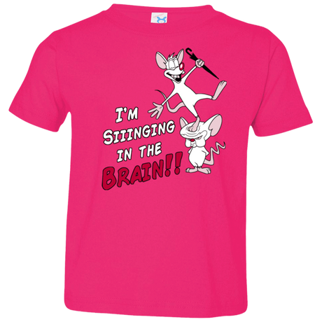 T-Shirts Hot Pink / 2T Singing In The Brain Toddler Premium T-Shirt